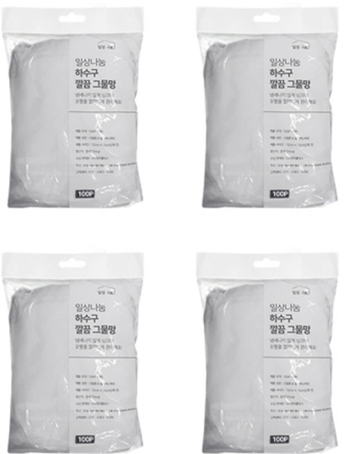 일상나눔 싱크대 거름망, 100개입, 4개