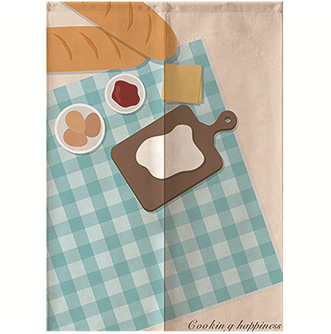 키친푸드 도어커튼