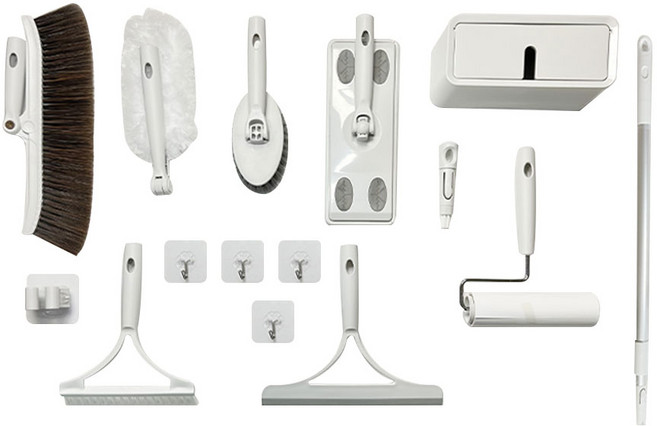 핌 시스템 다용도 청소용품 9종 실내 욕실청소 풀패키지 세트, 1개