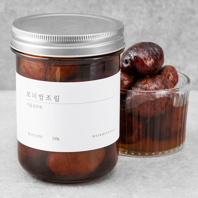위크위크서울 보늬밤조림, 520g, 1개