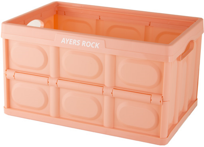 에어즈락 캠핑 폴딩박스 테이블 일반형, 베이비핑크