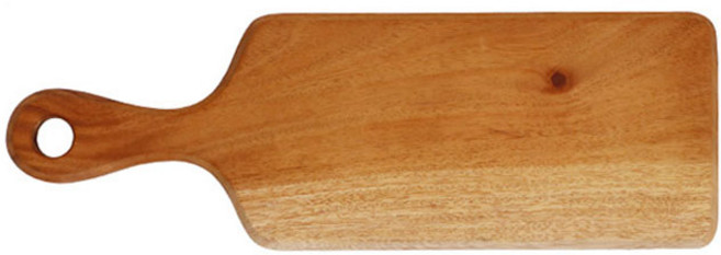 네이쳐리빙 바오 마호가니 플레이팅 원목 핸들도마 S, 1개