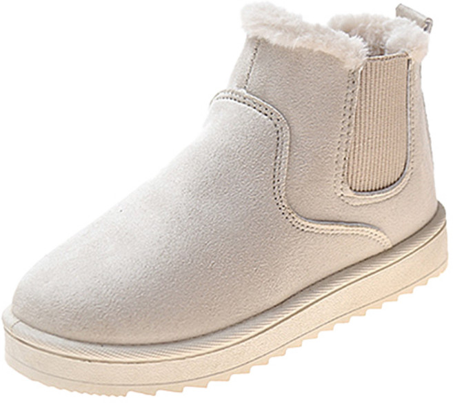 HOLLYBUNNY 女款刷絨切爾西短靴 HLBN83883