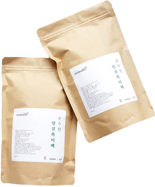 허브나래 인진쑥차, 1g, 50개입, 2개