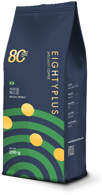 AT Plus 咖啡巴西佩德羅, 200g, 1包, 未研磨