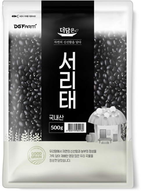 더담은 서리태, 500g, 1개