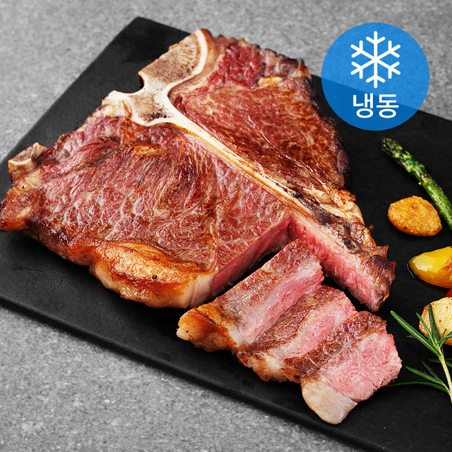 플레잇 미국산 드라이에이징 티본 스테이크용 (냉동), 500g, 1개