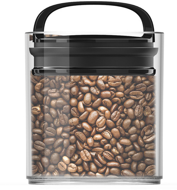 prepara EVAK 프레쉬 진공 밀폐 커피보관용기 스몰 쇼트 400ml, 혼합색상, 1개