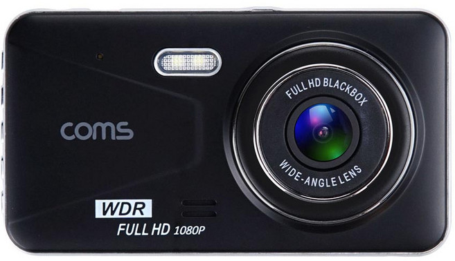 컴스 차량용 2채널 전후방 블랙박스 GF361, 8GB, 본체+고정나사/양면테이프+설명서+본체거치대+차량용 시가 전원케이블+후방 카메라케이블