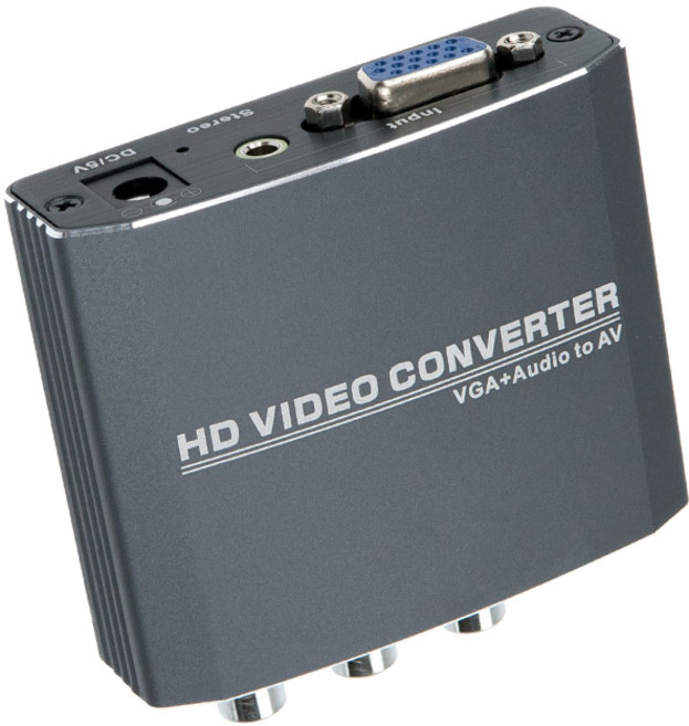 컴스 VGA to AV 컨버터 오디오, ZH400, 1개
