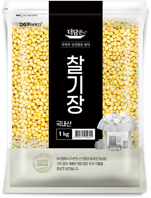 더담은 국산 찰기장, 1kg, 1개