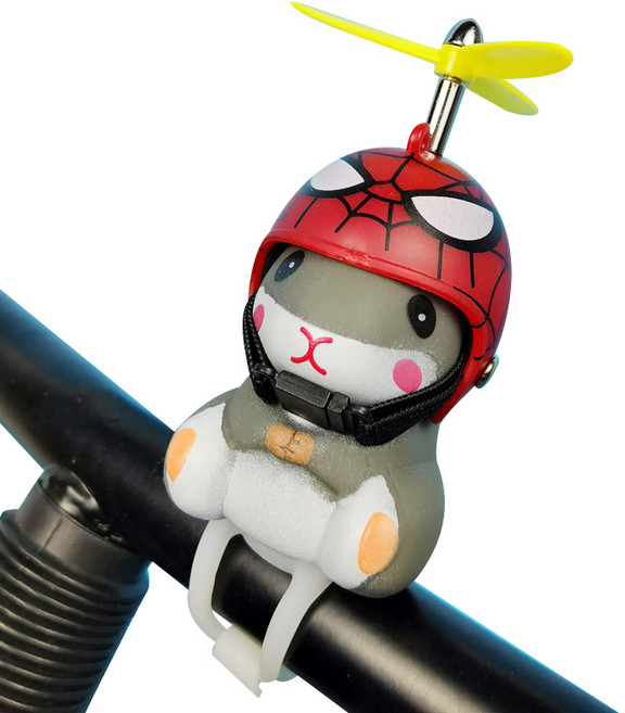 프롬아떼 깜찍이 햄스터 바이크 장식인형, 스파이더(QG_01_02), 1개
