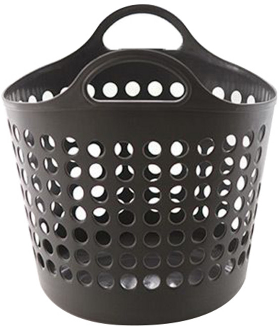 다용도 도트 세탁바구니, 차콜