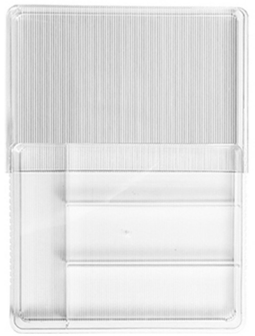 홈바내쓰 슬라이딩 길이조절 사각 수저통 수납정리함, 투명, 1개