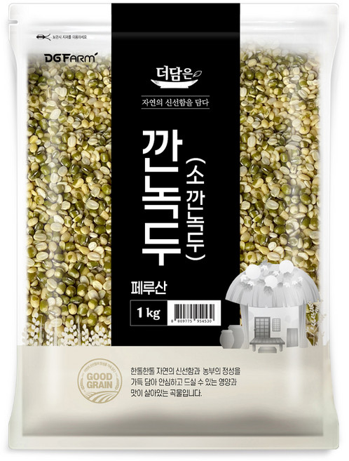 더담은 소 깐녹두, 1kg, 1개