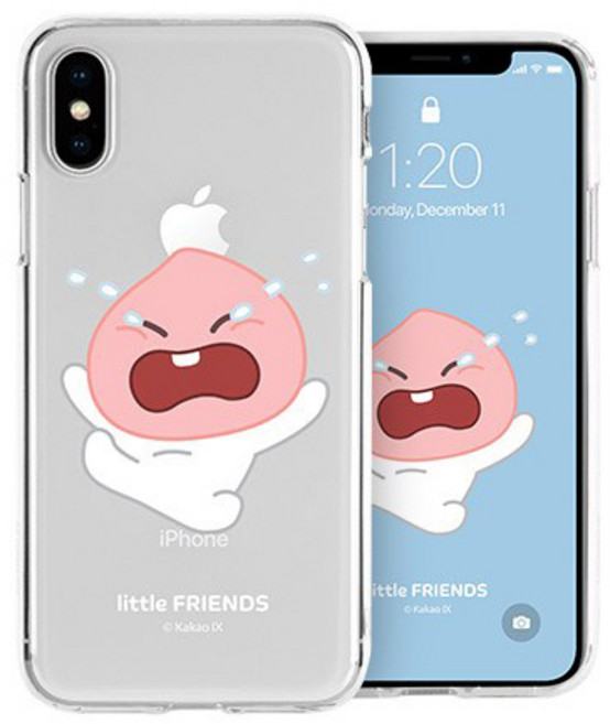 KAKAO FRIENDS Little Friends UV印刷透明果凍手機殼