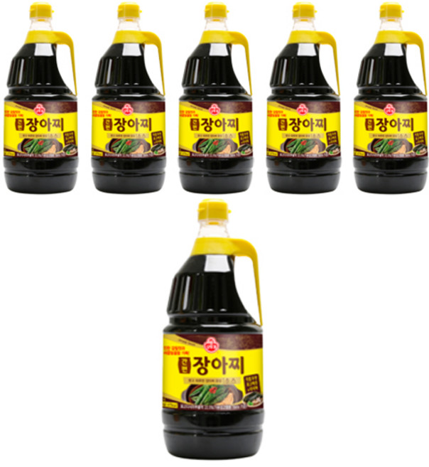 오뚜기 간편 장아찌 소스, 1.97kg, 6개