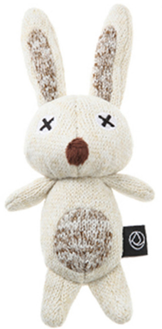 FAD 針織兔子絨毛玩具 L 01405, 米色, 1個