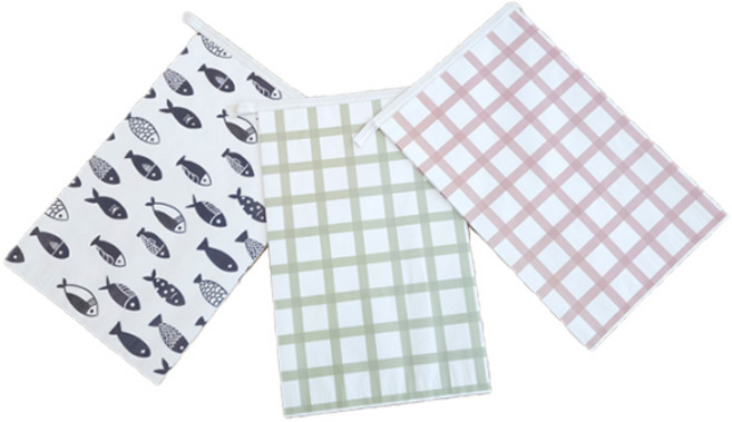 네코지오 반려동물 바스락 종이숨숨집 3p, 그린 핑크 물고기