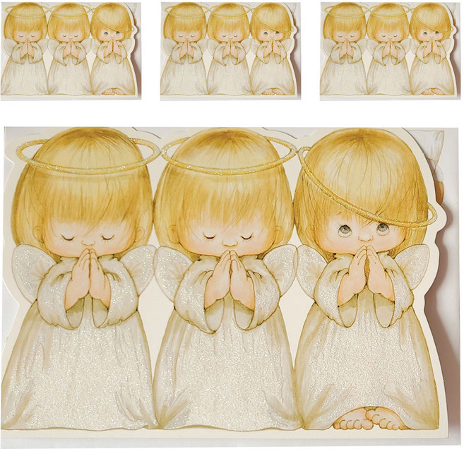 홀마크 크리스마스 카드 XPX3752, 혼합색상, 4개