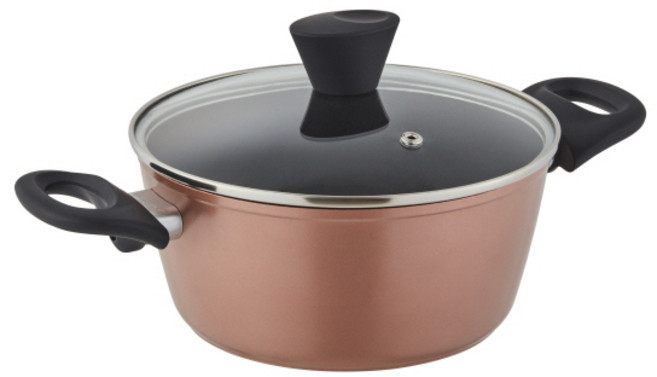 락앤락 인덕션 IH 양수냄비, 20cm, 로즈골드, 1개