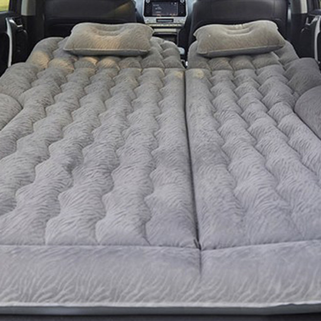 올부에노 차박매트 + 에어베개 2p + 보수패치 + 에어펌프, SUV 전차종, 그레이