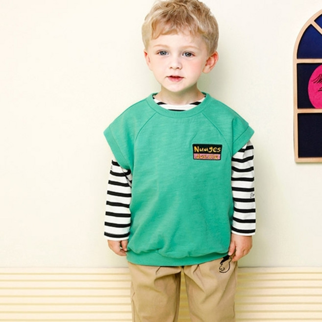 milk mile 孩童竹節棉背心