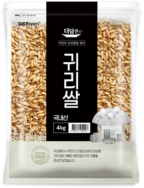 더담은 국내산 귀리쌀, 1개, 4kg