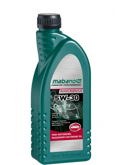 마바놀 제논 알파 엔진오일 1L, 1개, LA 5W-30