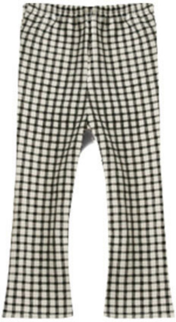 아동용 바브키즈 체크 나팔바지