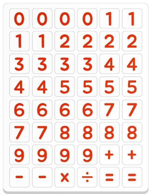 자석나라 자석 숫자 셈놀이, 1개