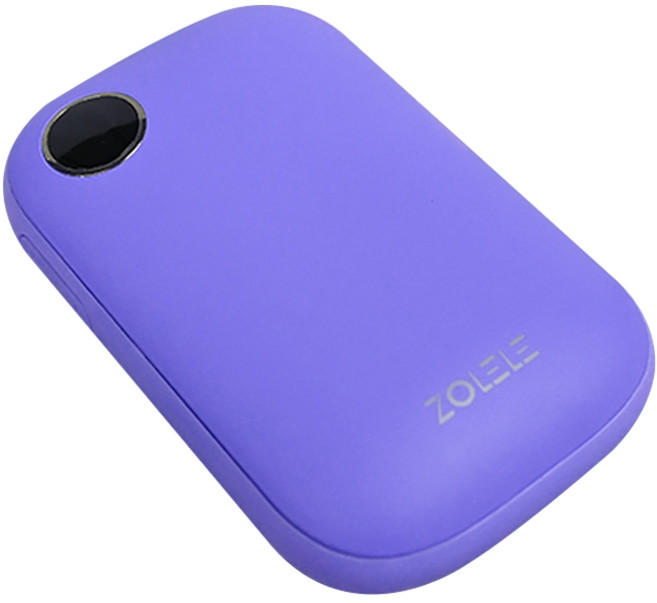 조엘리 대용량 충전식 휴대용 손난로 보조배터리 C타입, N3, 퍼플