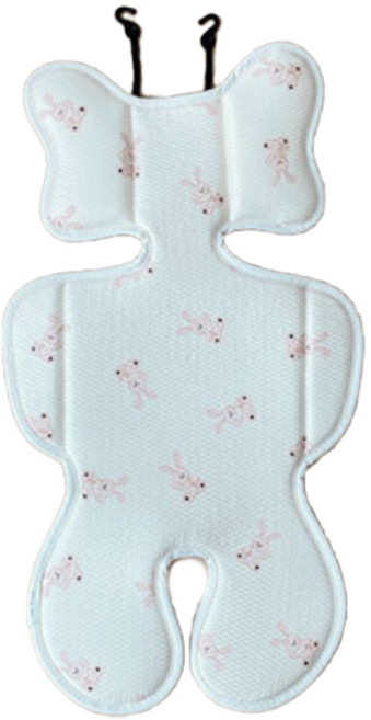 돗투돗 라이너 유모차 쿨시트, 리얼돗바니, 1개