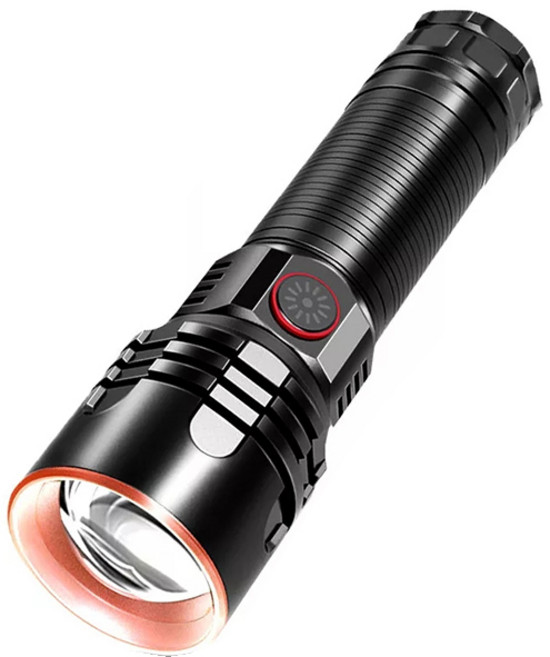 디제이디 XHP70 LED Chip 줌라이트 충전식 DJDZ 손전등, 1개