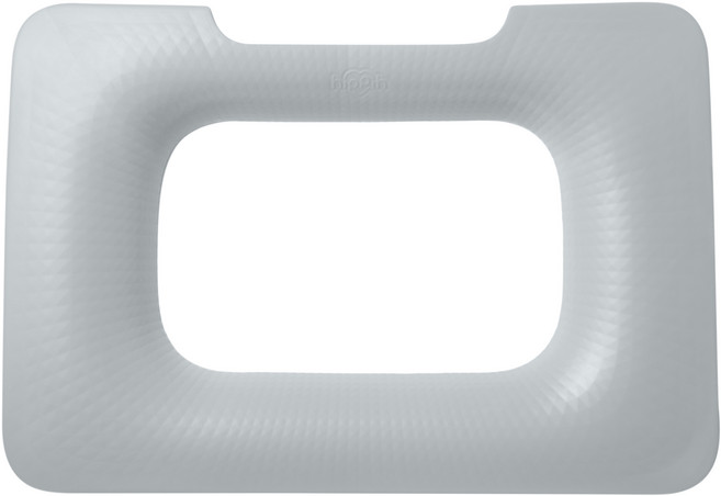 힙비 스퀘어 유아 세면대 쿠션, 쿨그레이, 1개