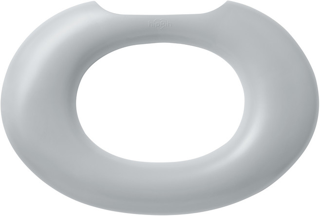 힙비 라운드 유아 세면대 쿠션, 쿨그레이, 1개