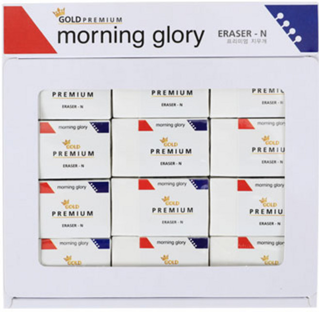 morning glory 700 高級 CI 橡皮擦, 24個, 單一顏色