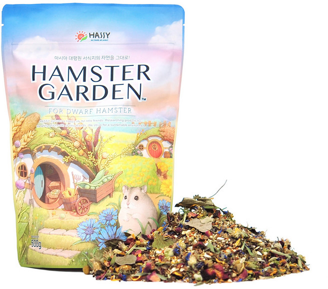 해씨 햄스터 가든 드워프 사료, 500g, 1개