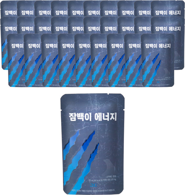 잠백이 에너지 헬스부스터, 70ml, 30개