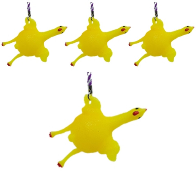 72스윙스 알낳는 닭 티걸이 4p, 혼합색상, 4개