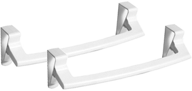 홈바내쓰 주방 싱크대 행주 수건걸이, 화이트, 2개