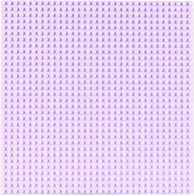 토이다락방 WANGE 레고 놀이판 25.5 x 25.5 cm, 보라, 1개