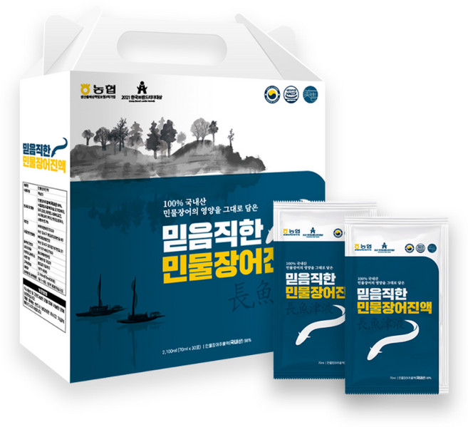 미쁨생활건강 믿음직한 민물장어진액 30p, 1개, 2.1L