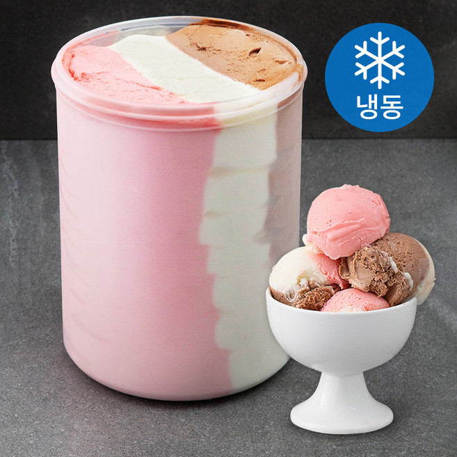 하이디 알프스 삼색 빙과 (냉동), 10L, 1개입, 1개