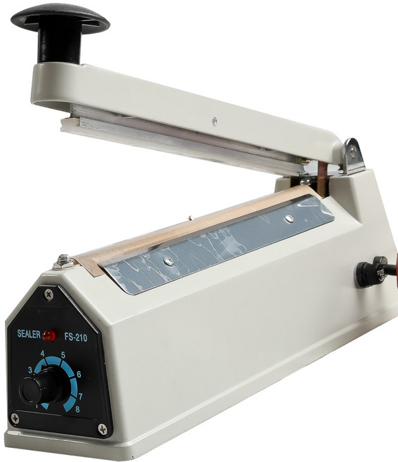 제이토리 비닐 접착기 파우치 실링기 FS-210-3mm, 메탈 실버, 1개