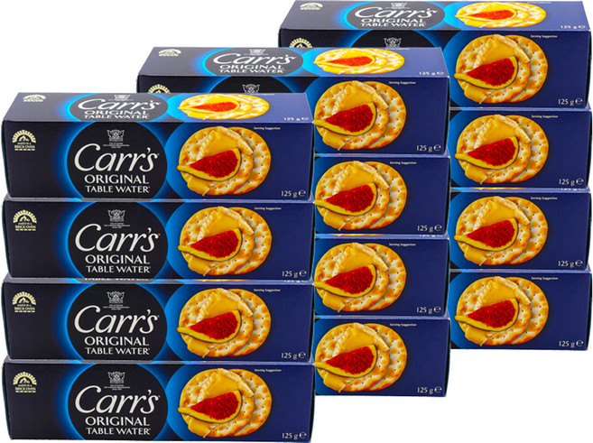 카스 테이블워터 크래커 오리지널, 125g, 12개