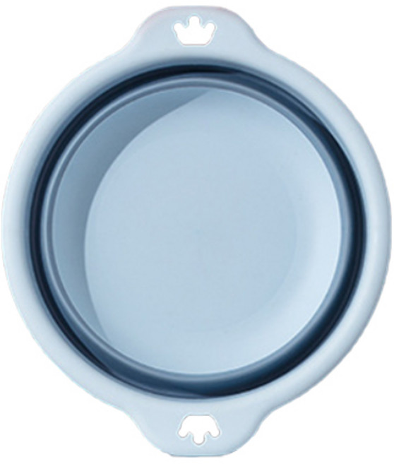 빼다 접이식 세수대야 라지 42.5cm, 블루, 1개