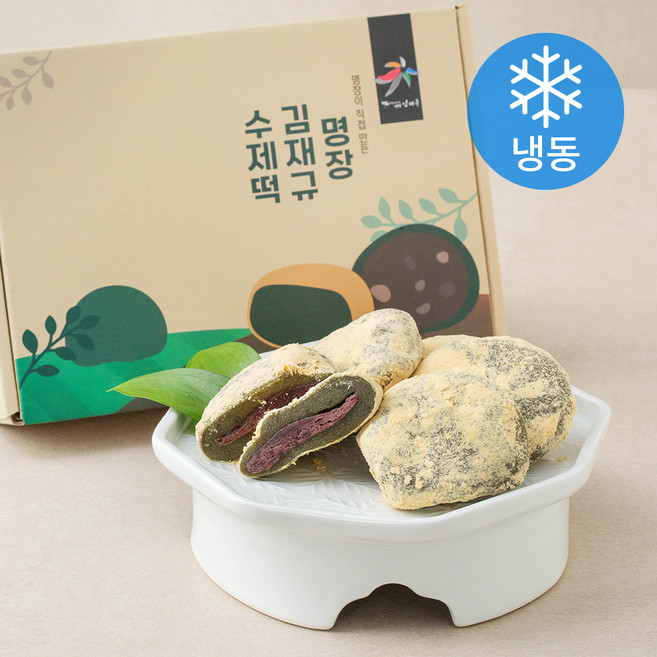 김재규우리떡연구소 명장 김재규 쑥오쟁이 수제떡 12입 (냉동), 720g, 1개입, 1개