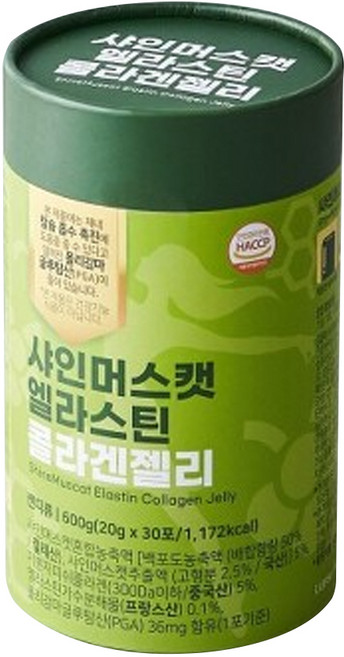 샤인머스캣 엘라스틴 콜라겐 젤리 30p, 1개, 600g
