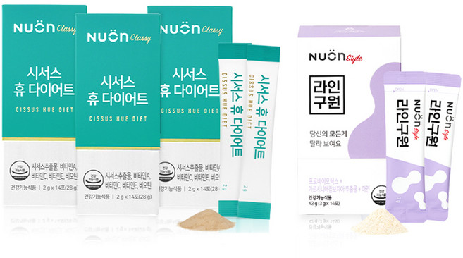 뉴온 시서스 휴 다이어트 14p x 3p + 라인구원 14p 세트, 1세트, 126g